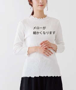 T-shirt 3/4 Length Sleeve Spring/Summer High-Neck Cut-and-sew