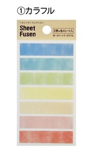 Planner Stickers Colorful Sheet Fusen