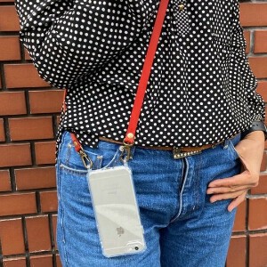 本革 ショルダーストラップ ストラップ スマホ 斜め掛け ホルダー付き レディース メンズ 日本製