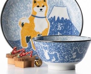 Plate Shiba Dog Fuji