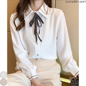 2 3 Ribbon Attached Blouse