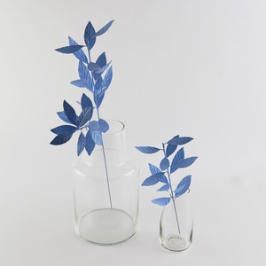 ブリキのローリエ スティック（2サイズ各3色）／造花 花瓶 フラワーアレンジメント