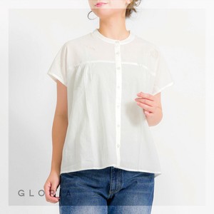 【2023春夏新作4月入荷】【予約販売】ヨーク刺繍シャツブラウス