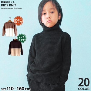 Kids' Sweater/Knitwear High-Neck