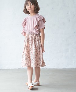 Casual Dresse Frilly Floral Pattern