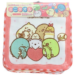 Mini Towel Sumikkogurashi Character Mini Towel 3-pcs pack