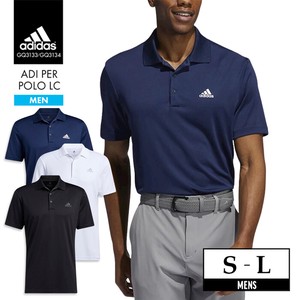 アディダス メンズ ポロシャツ メンズ 襟付き シャツ 半袖 スポーツ ゴルフ   伸縮   ブラック ネイビー