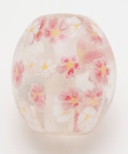 【カヤ】桜とんぼ玉2cm ○3D展 和アクセサリー