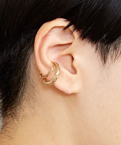 Clip-On Earrings Ear Cuff Hemp Leaves