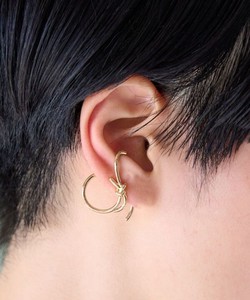 Clip-On Earrings Ear Cuff Mizuhiki Knot