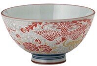 鳳凰 飯碗(中・大・特大)茶碗 日本製 美濃焼 陶器