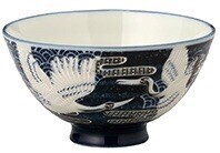 鶴 飯碗(大・特大)茶碗 日本製 美濃焼 陶器