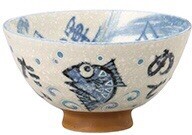 めで鯛 飯碗(大・特大)茶碗 日本製 美濃焼 陶器
