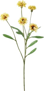 【造花】ヤグルマソウスプレー　キャメルブラウン　FA−7396CBR