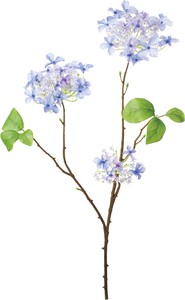 【造花】ガクアジサイロングスプレー　ライトブルー　FA−7411LBL