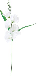 【造花】グラジオラス　ホワイト　FF−3044W
