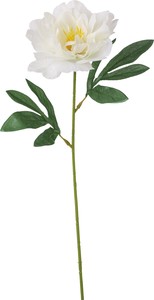 【造花】シングルピオニー　ホワイト　FF−3048W