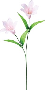 【造花】サテンイースターリリー×2　ピンク　FF−3053P