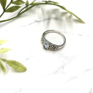 Silver-Based Topaz/Citrine Ring sliver Rings