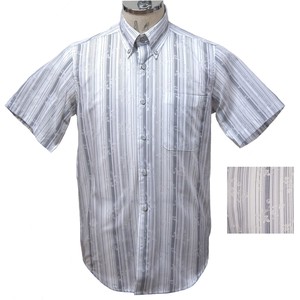 Cotton 100% Casual Short Sleeve Shirt Men's
