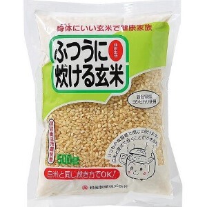越後製菓 ふつうに炊ける玄米 こしひかり 500g x10 【雑穀米】