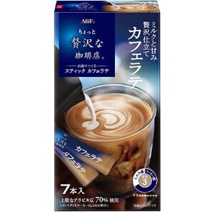 AGFちょっと贅沢な珈琲店スティックカフェラテ 7本 x6 【コーヒー】