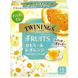 トワイニング ザフルーツ カモミールオレンジ 15袋 x4 【紅茶】