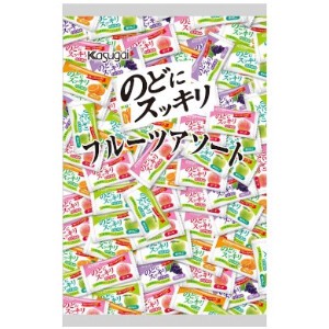 春日井 のどにスッキリ フルーツアソート 1Kg x10 【飴・グミ・ラムネ】