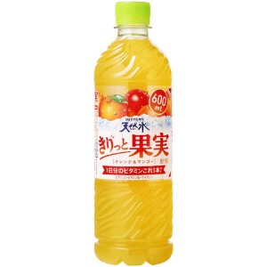 サントリー 天然水オレンジ＆マンゴー ペット 600ml x24 【ジュース】