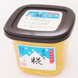 日本海 雪の恵 糀        カップ 500g x6 【味噌】