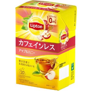 リプトン カフェインレスティーアップルハニー ティーバッグ 2gX20袋 x6 【紅茶】