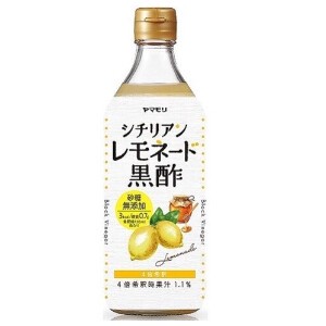 ヤマモリ 砂糖無添加シチリアレモネード黒酢 500ml x6 【酢】