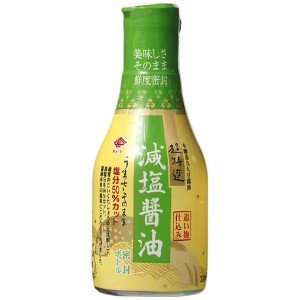 チョーコー 超特選 減塩醤油 密封ボトル 210ml x10 【醤油】