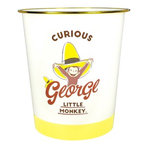T'S FACTORY Trash Can Curious George