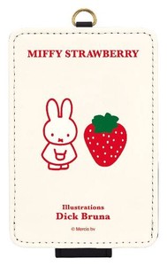 ミッフィー　MIFFY STRAWBERRYICカードケースMIFFY STRAWBERRY MF-376A