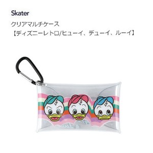 Pouch Skater Retro Desney Clear