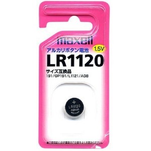 マクセル Maxell アルカリボタン電池  LR1120 1個入り LR1120 1BS B