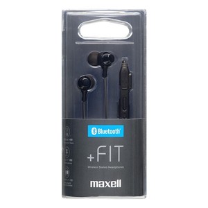 マクセル Maxell Bluetooth対応ワイヤレスカナル型ヘッドホン ブラック MXH-BTC110 BK