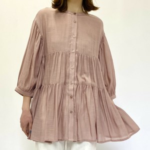 【SALE】 【manoamano】 楊柳　ティアード　チュニック
