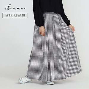 sale【2024春夏】サッカータック入 ロングギャザースカート