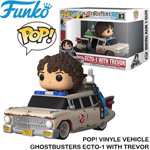 POP! RIDES ICONS VINYLE VEHICLE GHOSTBUSTERS ECTO-1 WITH TREVOR 【FUNKO】