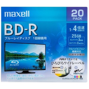 マクセル Maxell 録画用BD-R 4倍速（20枚パック）BRV25WPE.20S