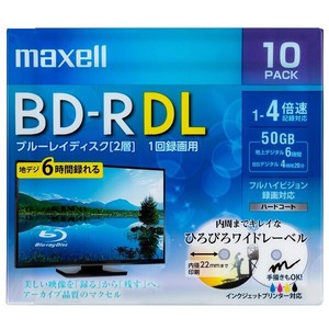 マクセル Maxell 録画用BD-R 4倍速（10枚パック）BRV50WPE.10S