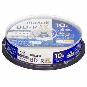 マクセル Maxell 録画用BD-R 50GB スピンドルパック（10枚入り）BRV50WPG.10SP