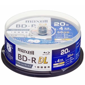 マクセル Maxell 録画用BD-R 50GB スピンドルケース（20枚入り）BRV50WPG.20SP