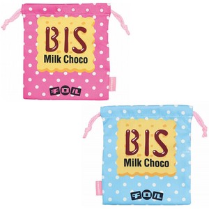 【巾着袋】 チロルチョコ BIS お菓子パッケージ お菓子デザイン 給食袋 コップ袋 入学 卒業