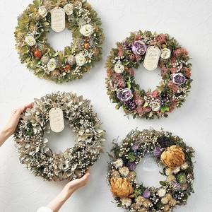 【玄関を華やかに彩る】ナチュラルリース グリーン 母の日