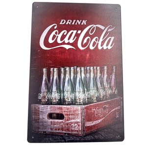 サインボード　看板　ブリキ看板　メタルサイン　A4　アメ雑　アメリカン雑貨　コーラ系　レトロ雑貨