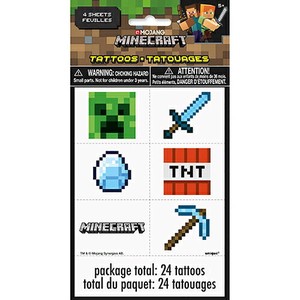 Stickers Sticker Minecraft 24-pcs
