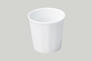 陶彩「ﾅﾁｭﾗﾙT」白磁面取　寛ぎカップ【日本製 カップ 陶器 波佐見焼】